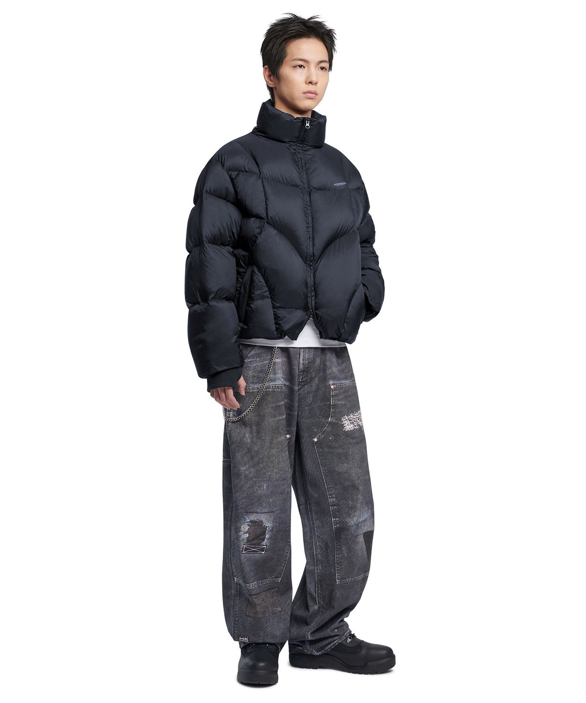 노매뉴얼(NOMANUAL) AELLA DUCK DOWN - BLACK