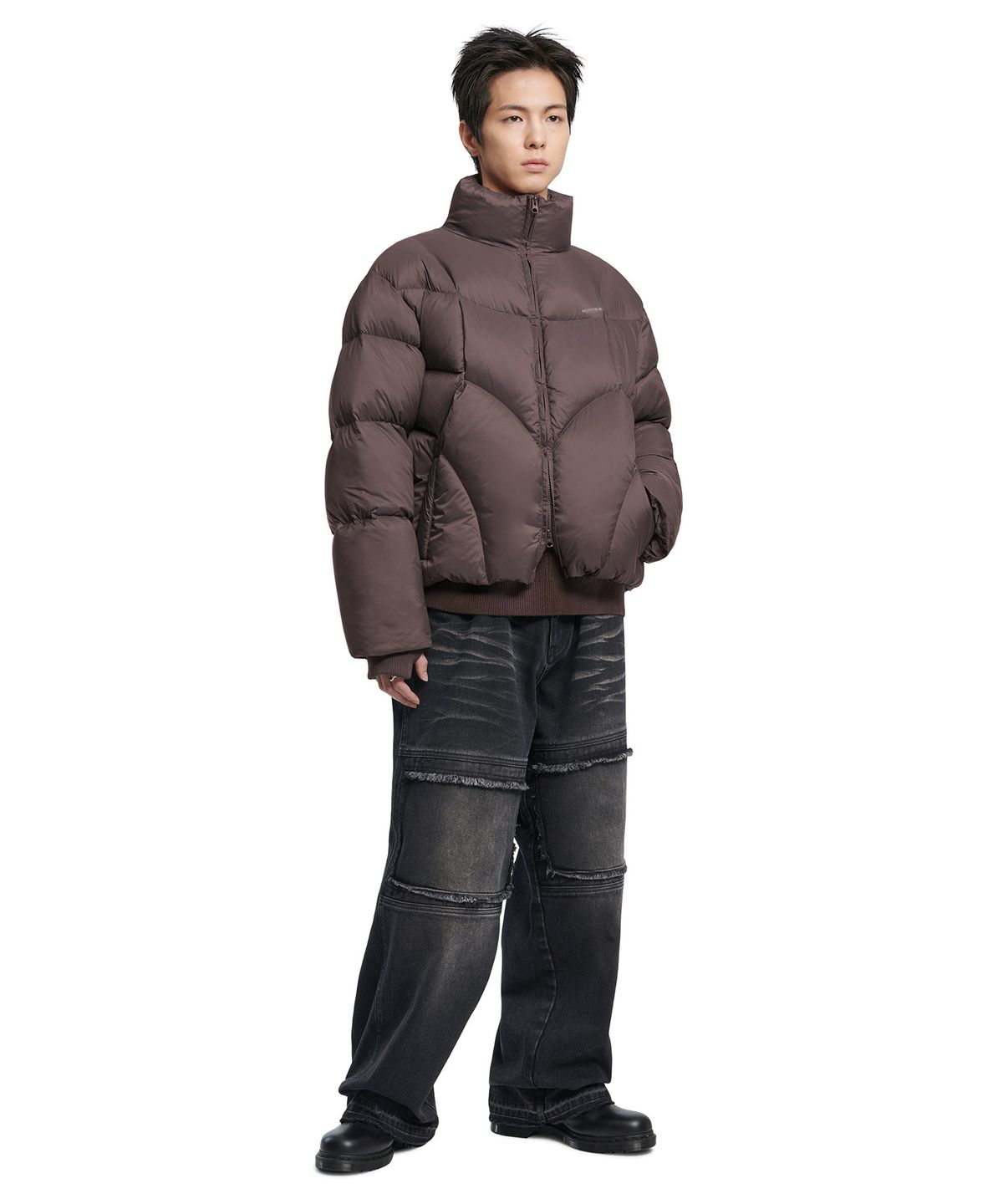 노매뉴얼(NOMANUAL) AELLA DUCK DOWN - BROWN