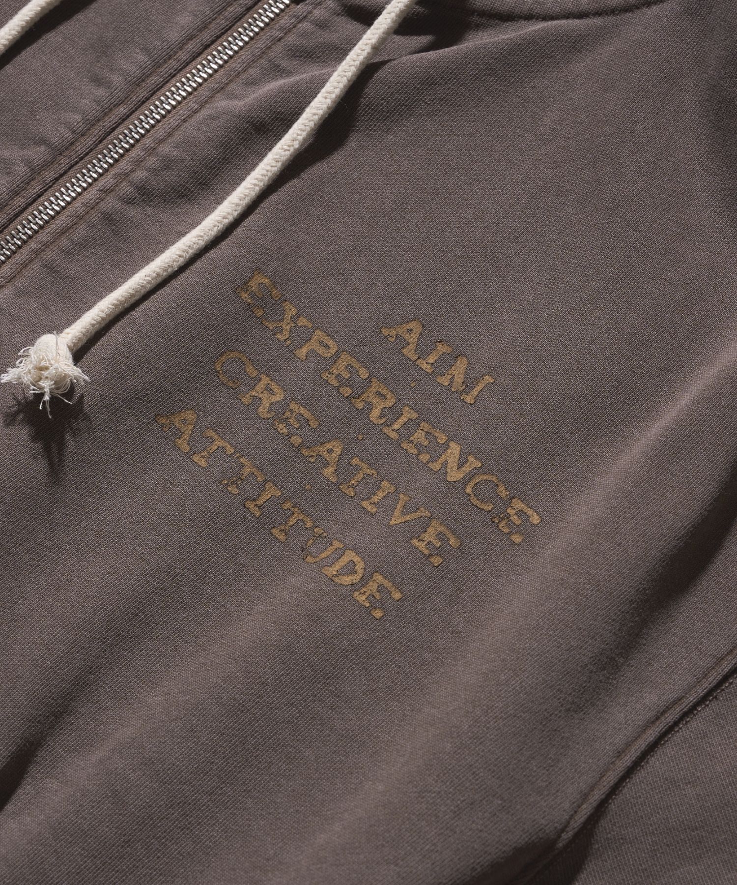◆AECA WHITE MOUNTAIN ZIP UP HOODIE◆ MUSINSA | AECA WHITE AECA MOUNTAIN ZIP UP HOODIE-WASHED BROWN