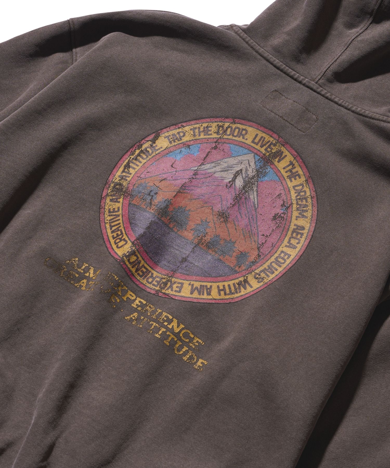 ◆AECA WHITE MOUNTAIN ZIP UP HOODIE◆ MUSINSA | AECA WHITE AECA MOUNTAIN ZIP UP HOODIE-WASHED BROWN