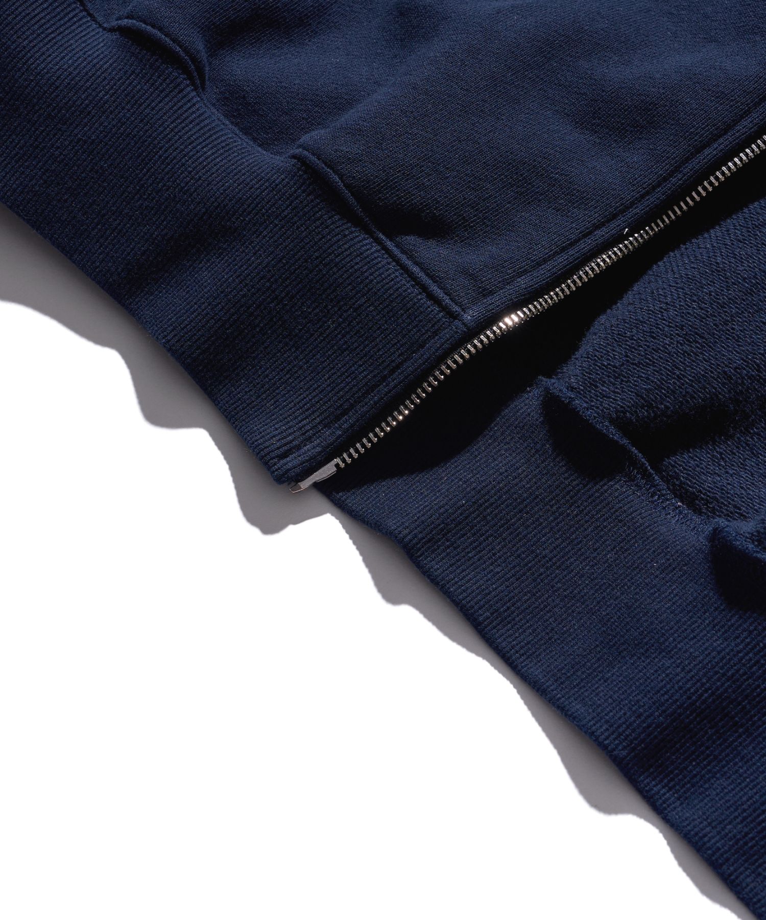 MUSINSA | AECA WHITE TAP THE DOOR ZIP UP HOODIE-NAVY