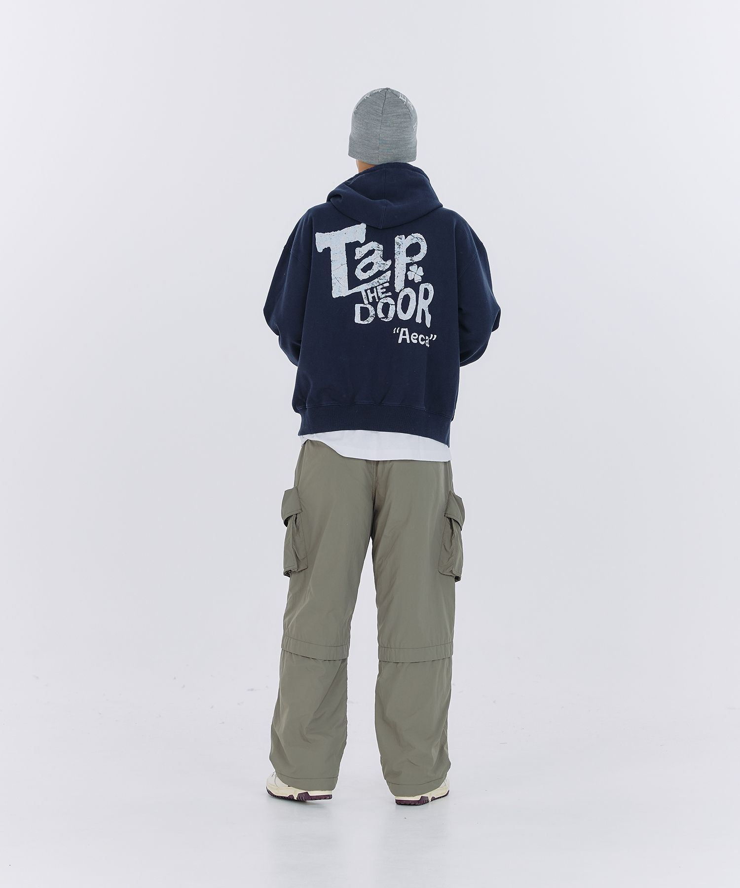 ◆AECA WHITE TAP COLLECTION ZIP UP HOODIE◆ MUSINSA | AECA WHITE TAP THE DOOR ZIP UP HOODIE-NAVY