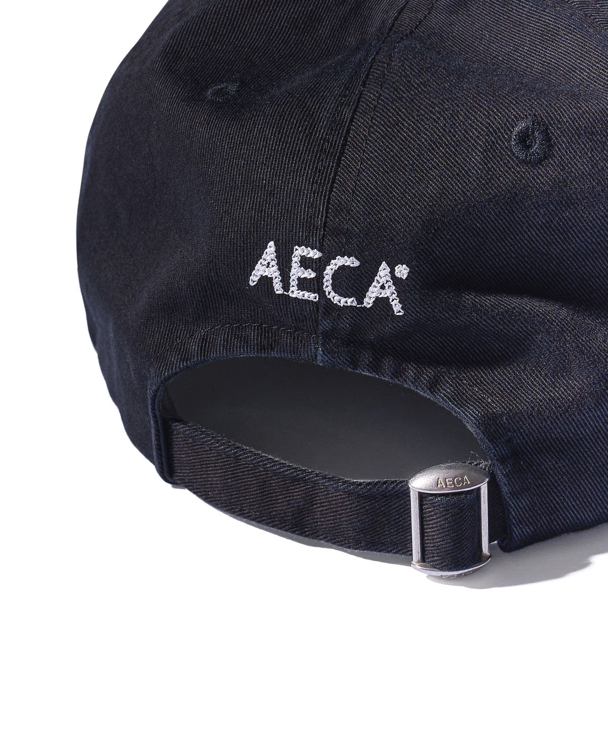 에이카화이트(AECA) COMPACT AECA FLAT BRIM CAP-BLACK