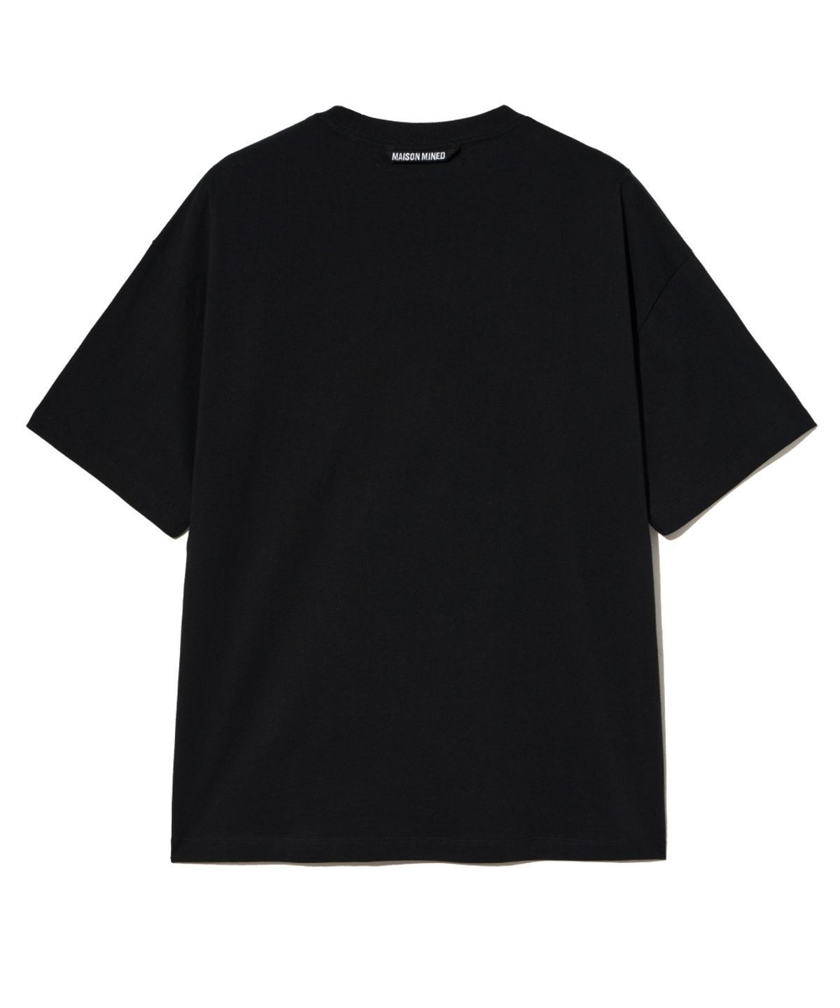 메종미네드(MAISON MINED) DOODLE HEART HALF T BLACK