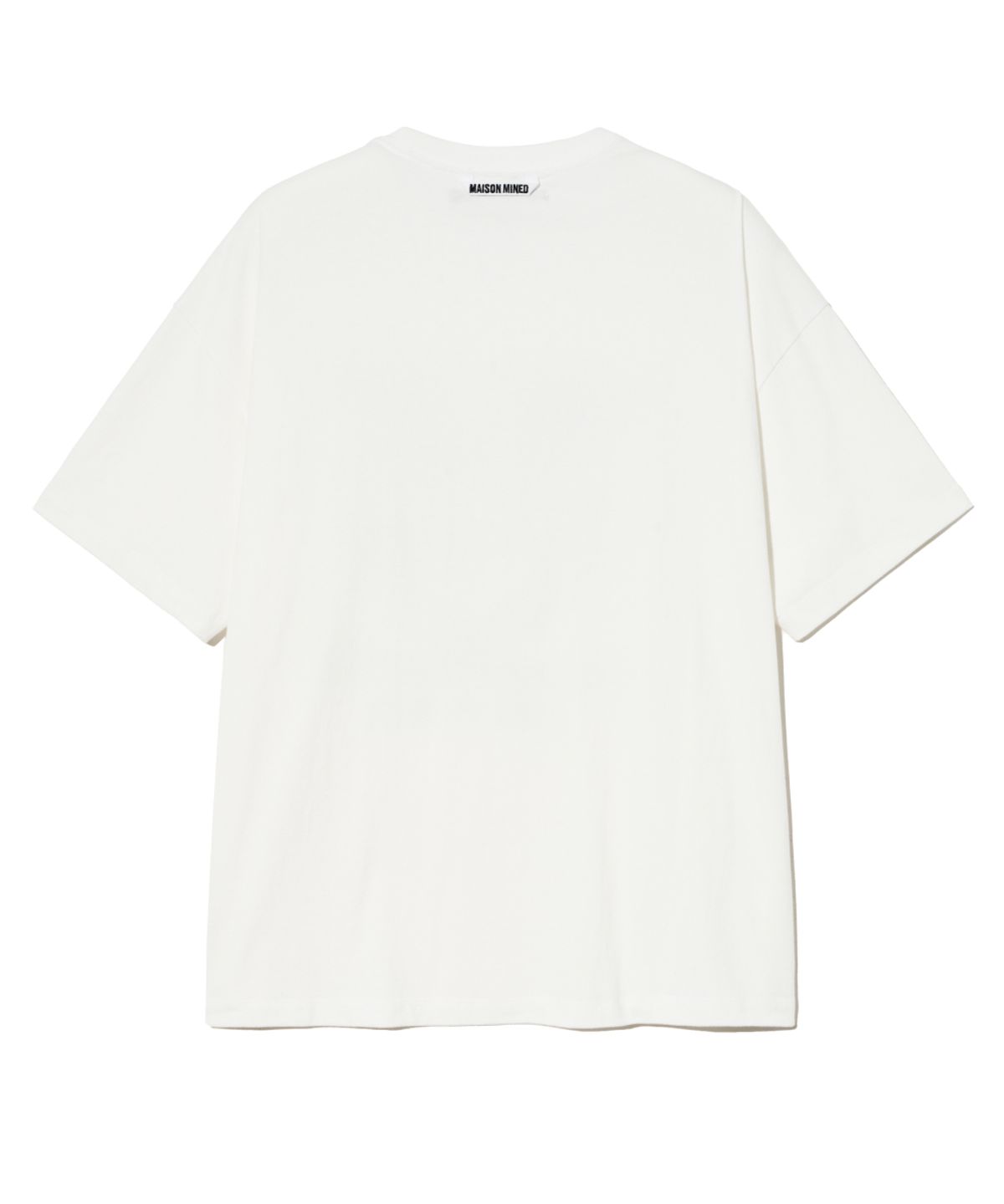 메종미네드(MAISON MINED) DOODLE HEART HALF T WHITE