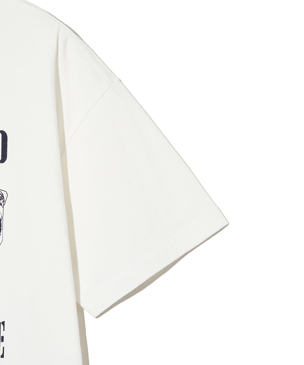 메종미네드(MAISON MINED) DOODLE HEART HALF T WHITE