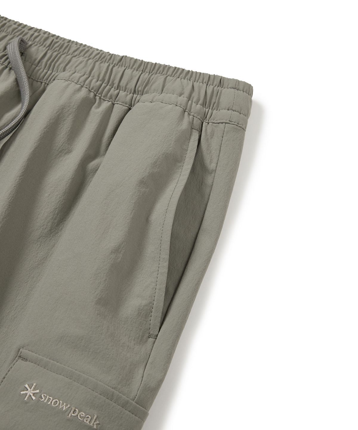 스노우피크 어패럴(SNOWPEAK APPAREL) 루트 카고 조거 팬츠 (S24FMRPT68) Khaki Gray