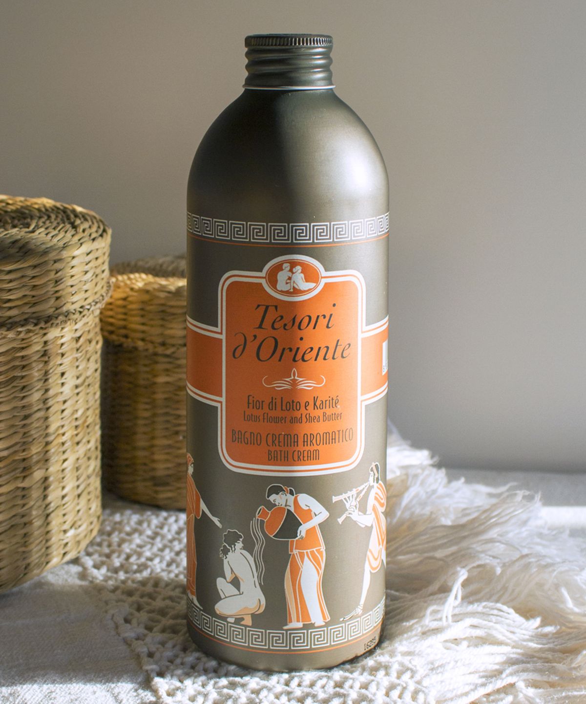 테소리 도리엔테(TESORIDORIENTE) 로터스플라워 배쓰크림 바디워시 500ml [펌프증정]