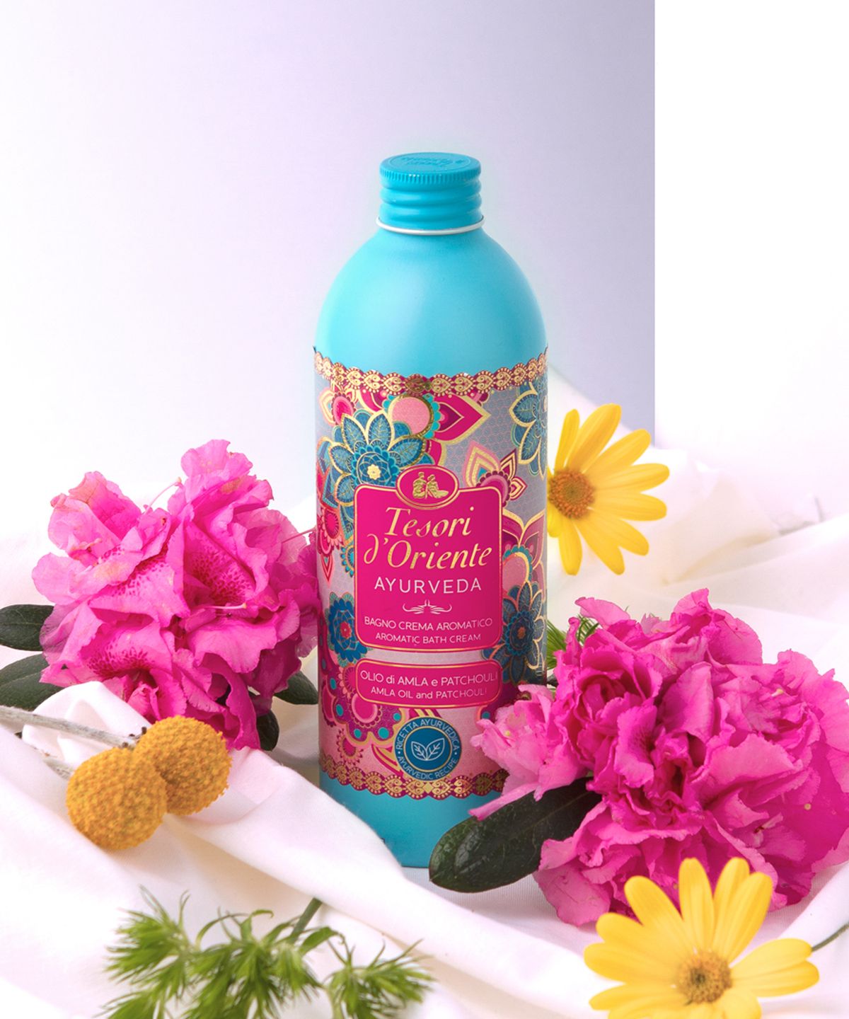테소리 도리엔테(TESORIDORIENTE) 아유르베다 배쓰크림 바디워시 500ml [펌프증정]