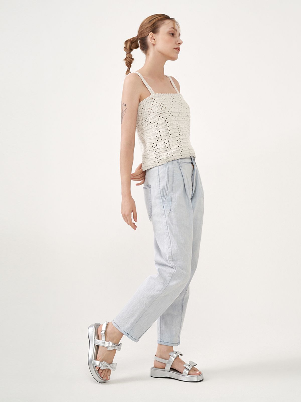 에뗄린(ETELIN) Piona Ribbon Platform - Silver