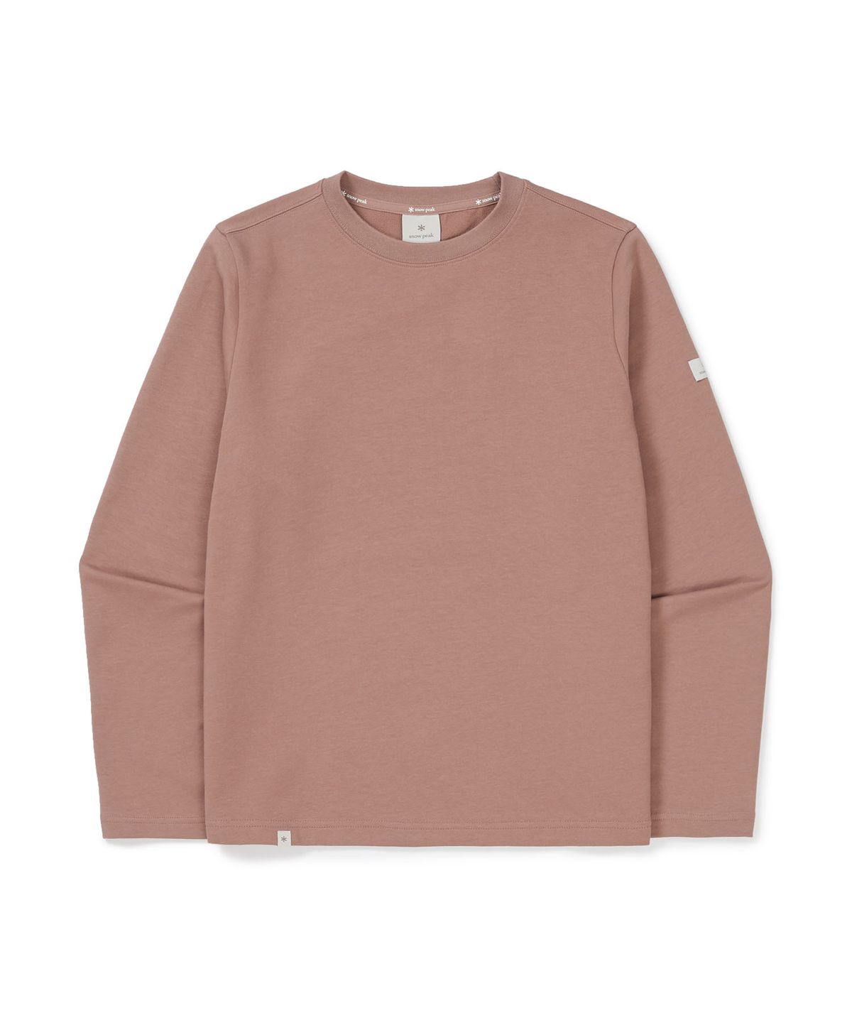 스노우피크 어패럴(SNOWPEAK APPAREL) 베이직 여성 긴팔 티셔츠 (S24FWFTL11) Salmon