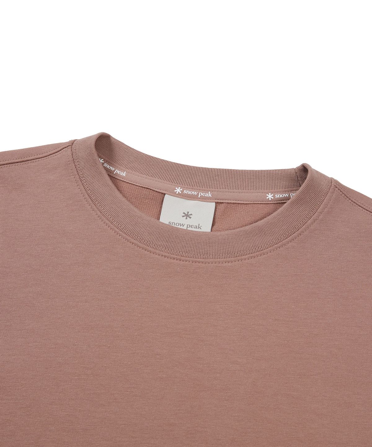 스노우피크 어패럴(SNOWPEAK APPAREL) 베이직 여성 긴팔 티셔츠 (S24FWFTL11) Salmon