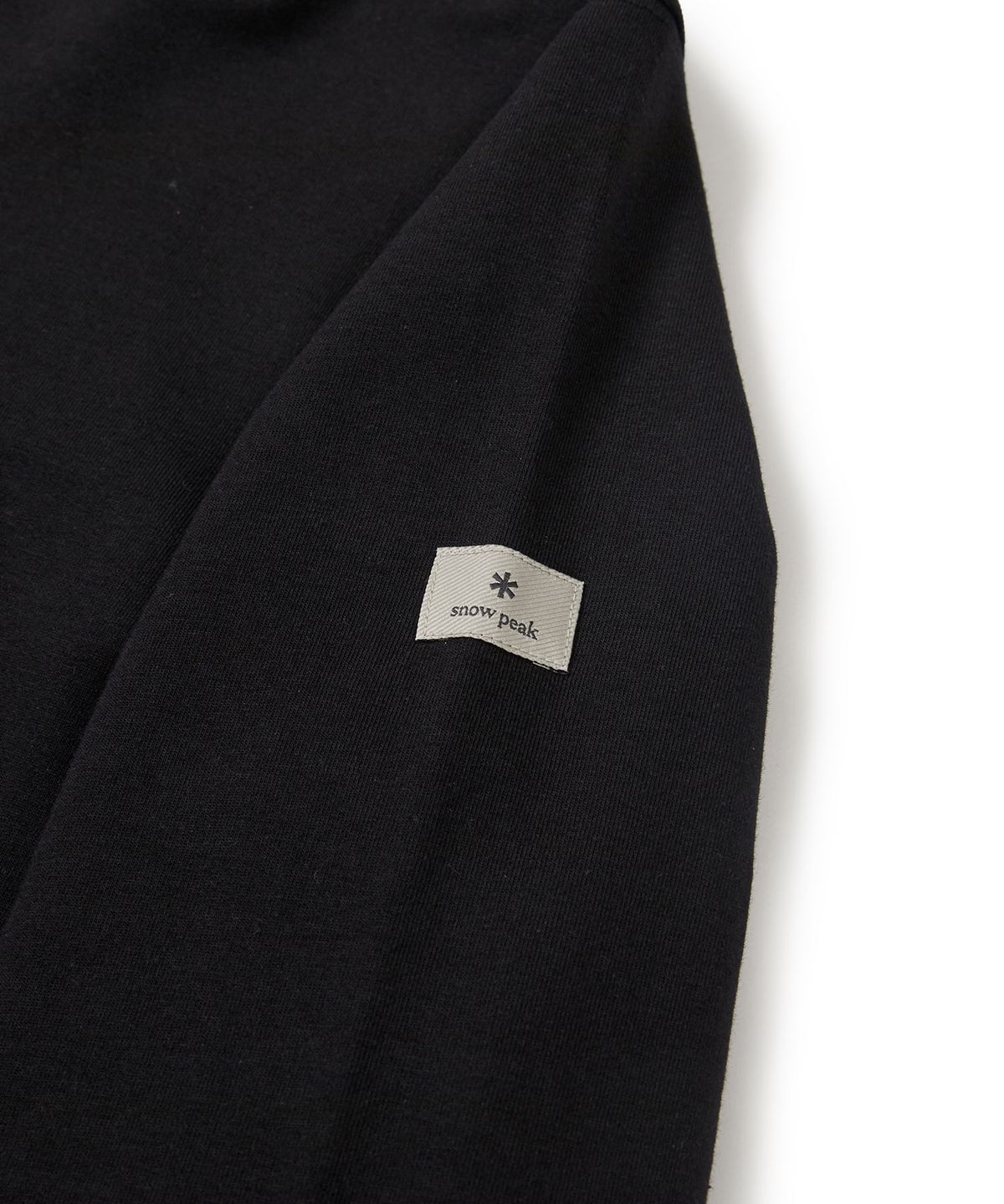 스노우피크 어패럴(SNOWPEAK APPAREL) 베이직 여성 세미크롭 후드 티셔츠 (S24FWFHD11) Black