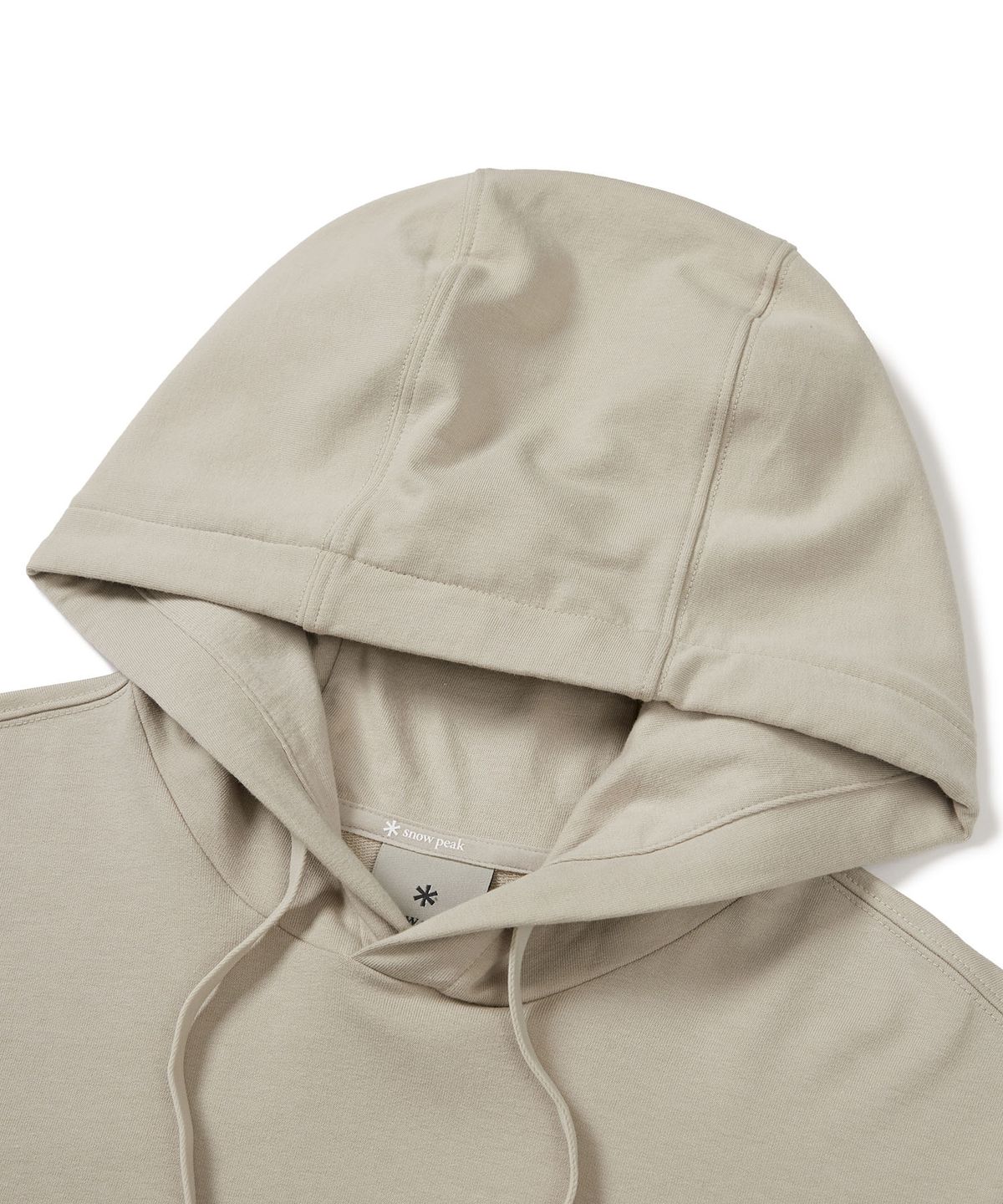 스노우피크 어패럴(SNOWPEAK APPAREL) 베이직 여성 세미크롭 후드 티셔츠 (S24FWFHD11) Beige