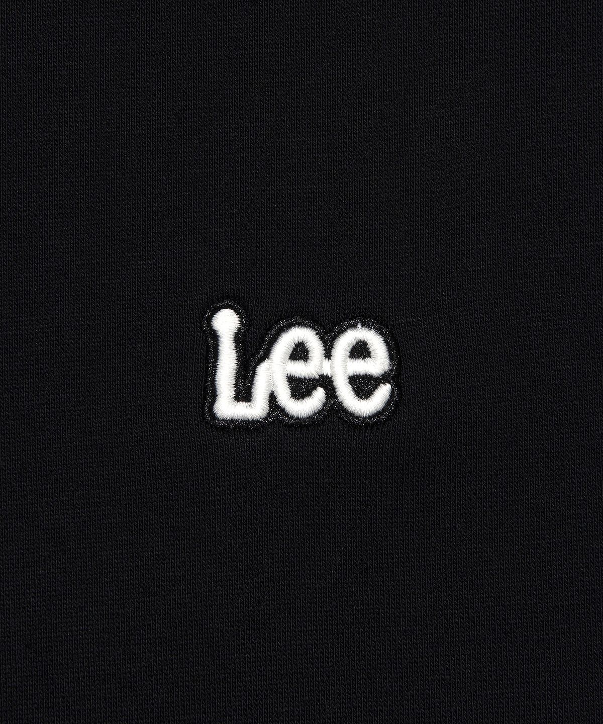 리(LEE) 스몰 트위치 로고 후드 티셔츠 블랙