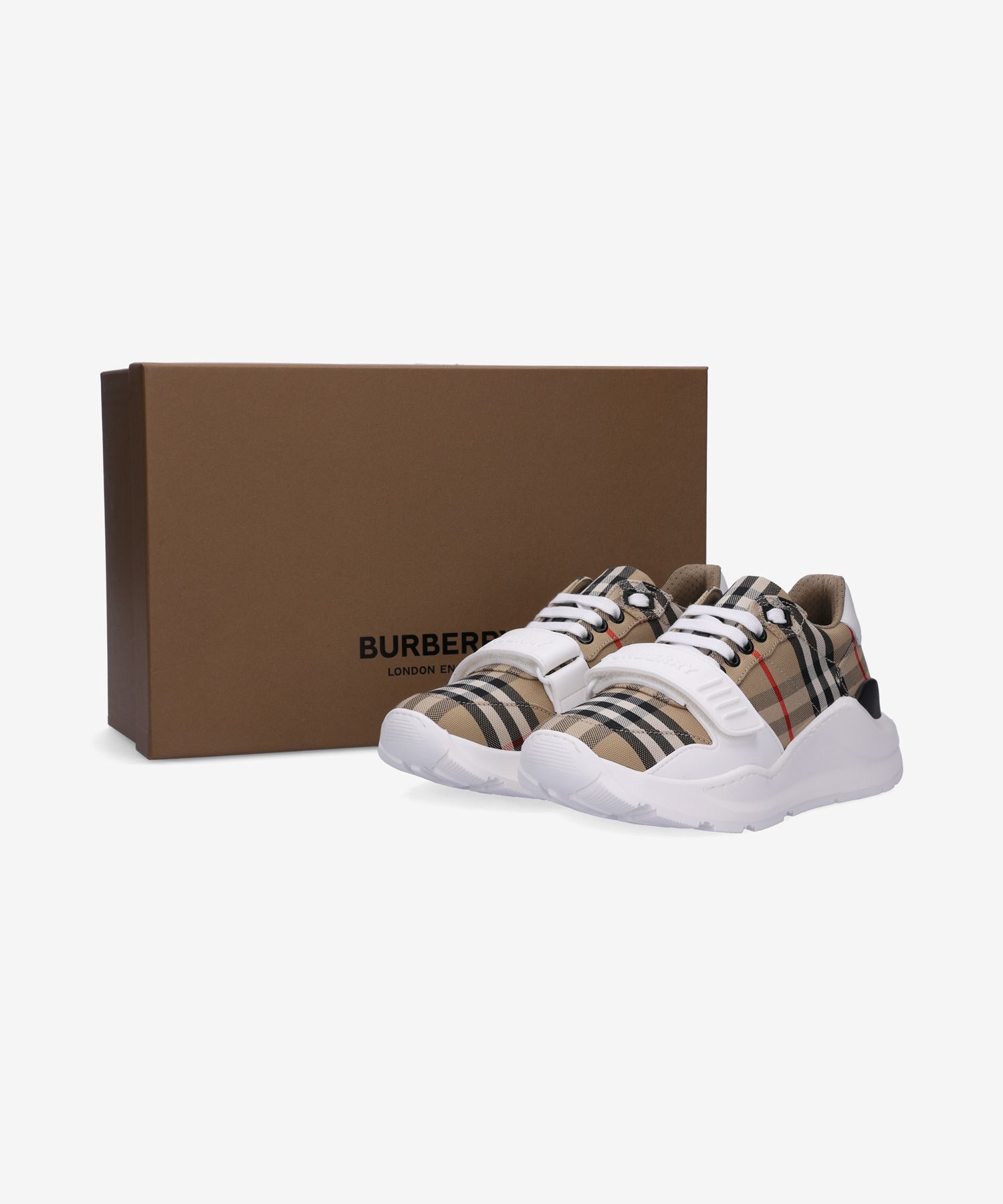 BURBERRY｜SNEAKERS (Checkered leather sneakers (8050509) MUSINSA | BURBERRY Check Leather Sneakers - Archive Beige