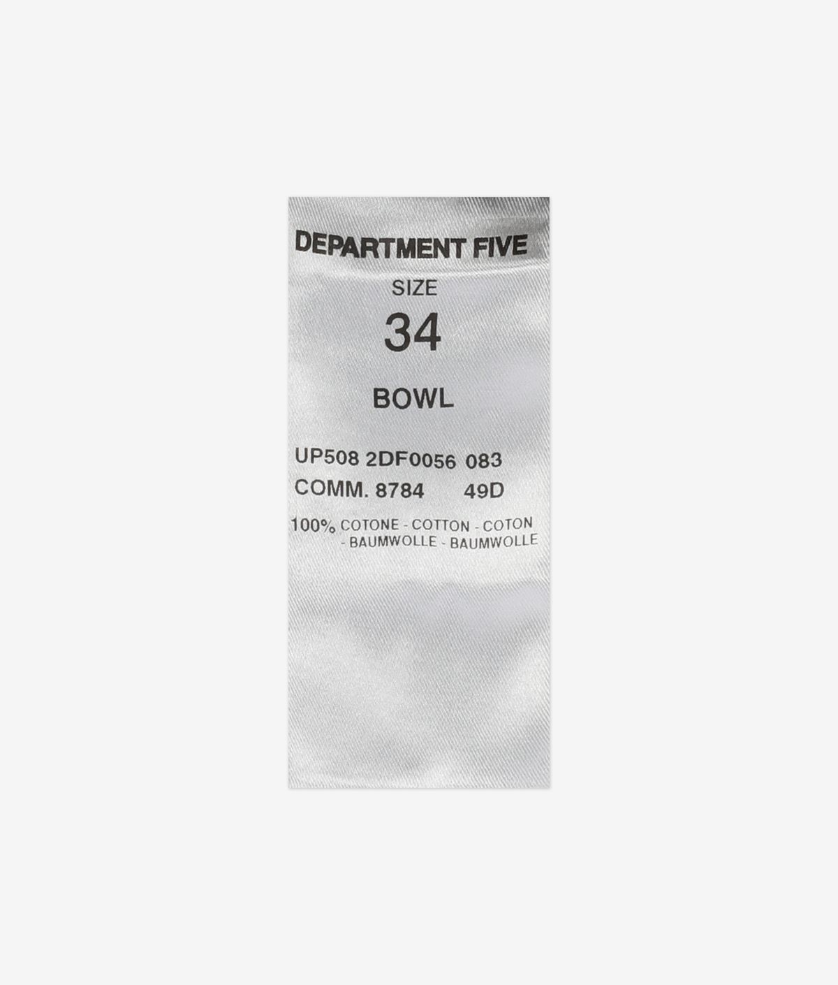 디파트먼트 파이브(DEPARTMENT FIVE) 보울 데님 팬츠 - 블랙 / UP5082DF0056999