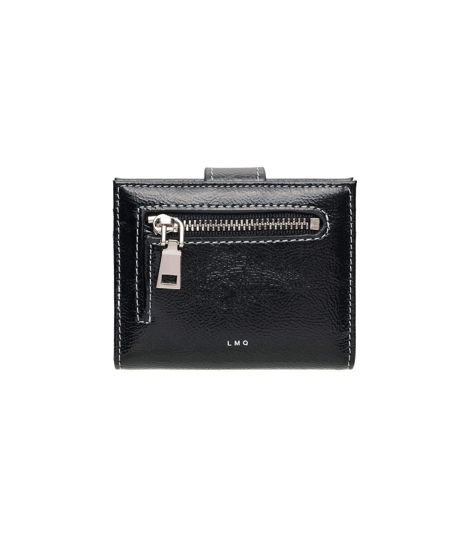 ★lemasque★ Daisy Photo Slot Wallet Bill Card Wallet Black Daisy Photo Slot Half Wallet Bill Card Wallet black - LE