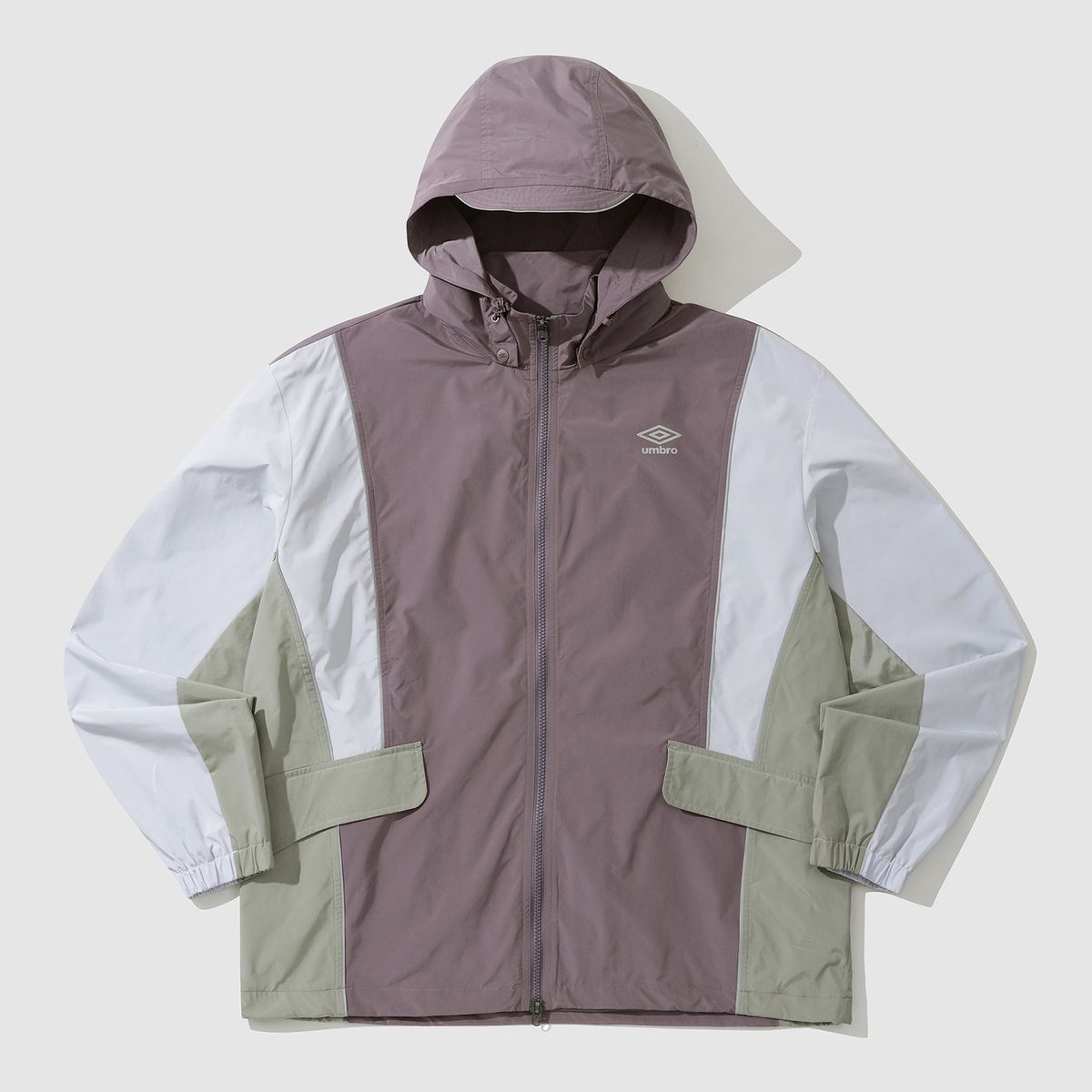 엄브로(UMBRO) 퓨쳐리즘 후드 디테쳐블 바람막이 자켓 핑크(UP321CJK92)