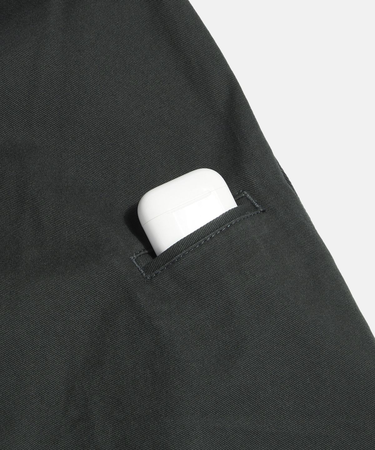 에스피오나지(ESPIONAGE) Wide Officer Pants Ink Black