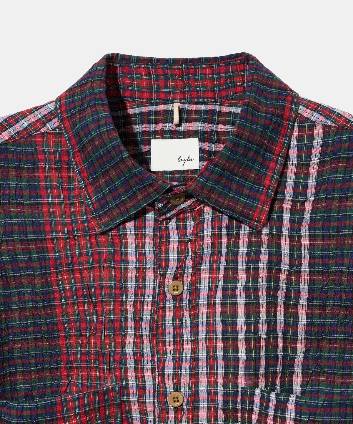 다이아몬드 레이라(DIAMOND LAYLA) Noël of December Mix Check Shirt S157