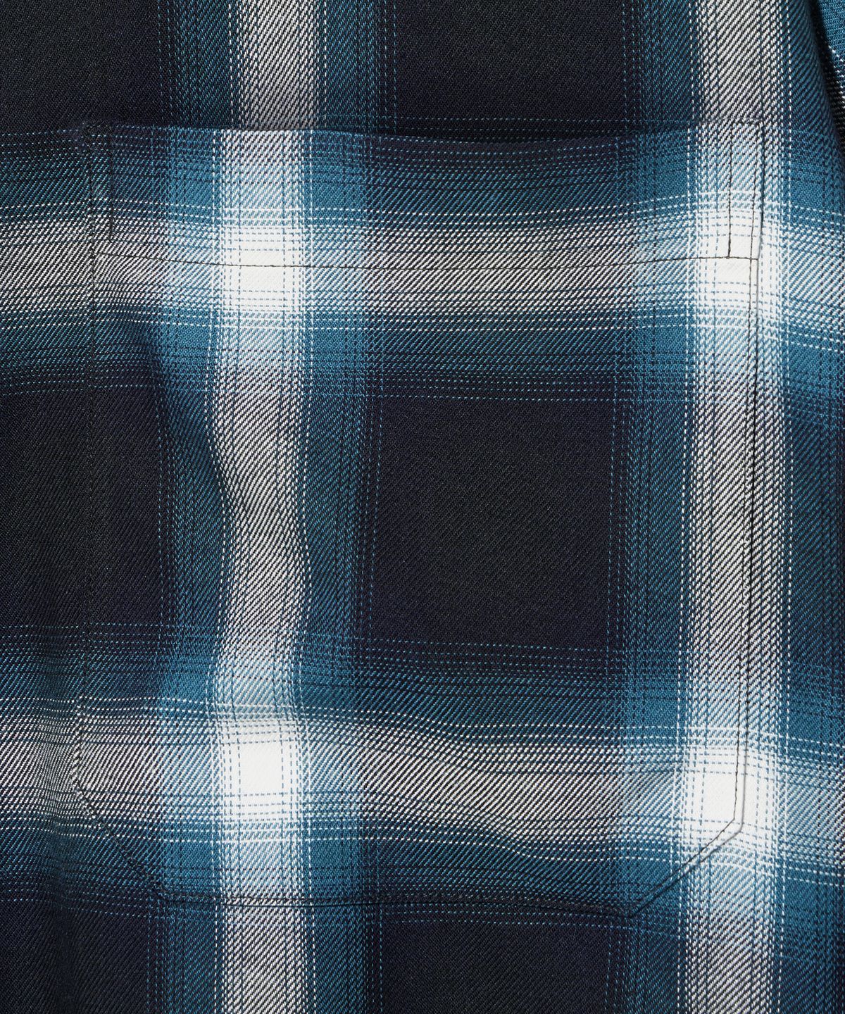 다이아몬드 레이라(DIAMOND LAYLA) Tencel Ombre Deep Blue Tartan Check Shirt S161