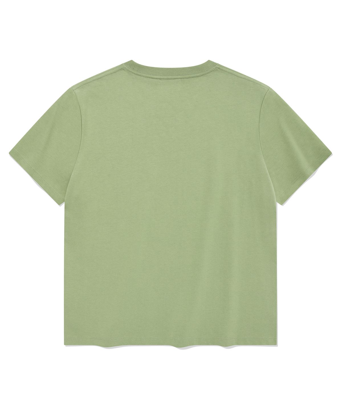 커버낫 우먼(COVERNAT WOMAN) 우먼 클로버 레터링 티셔츠 Sage Green