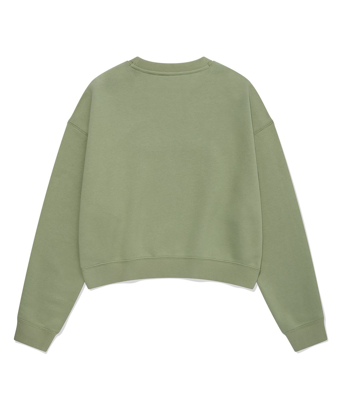 커버낫 우먼(COVERNAT WOMAN) 우먼 쿠퍼 로고 맨투맨 Sage Green