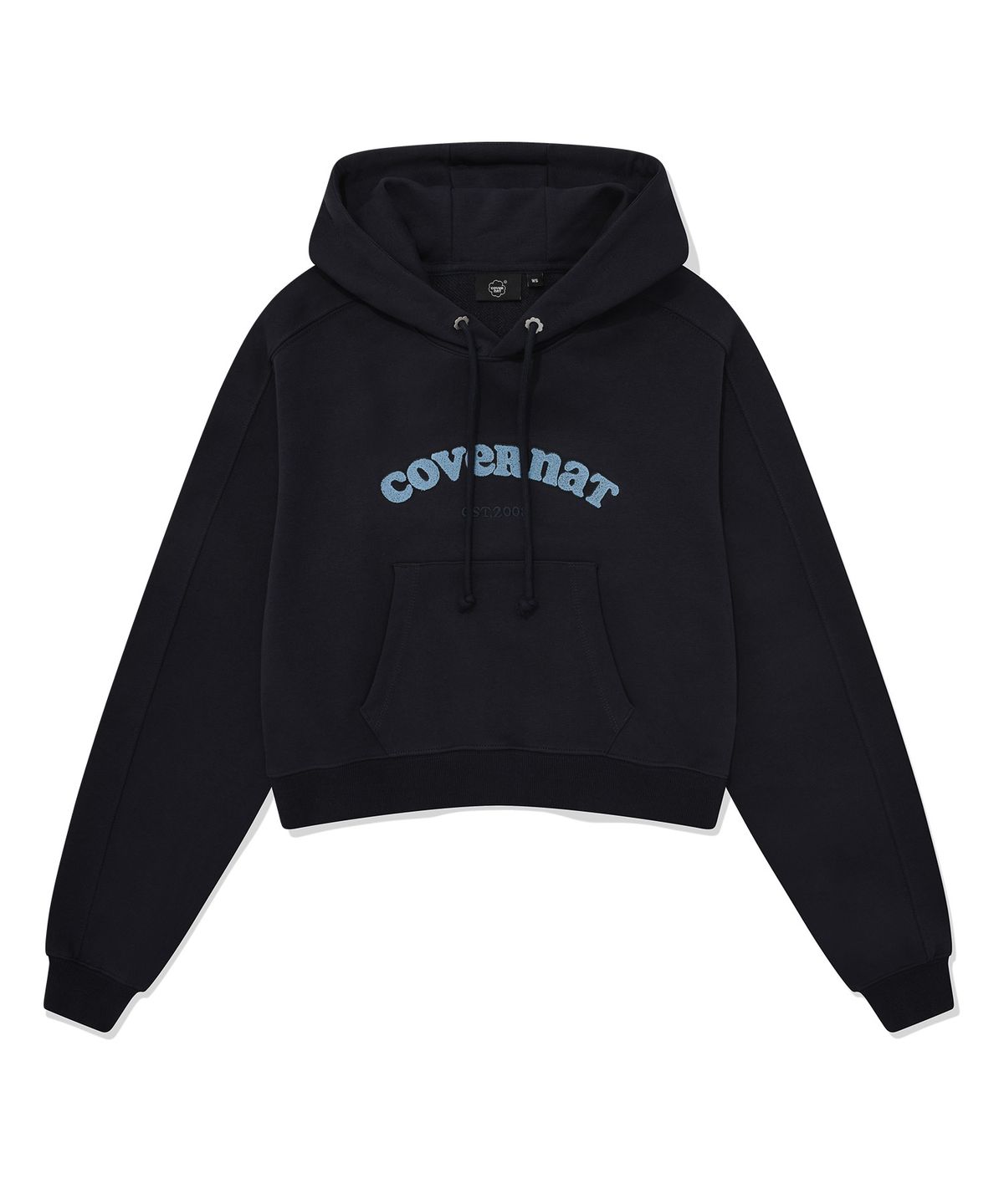 커버낫 우먼(COVERNAT WOMAN) 우먼 쿠퍼 로고 후디 Navy