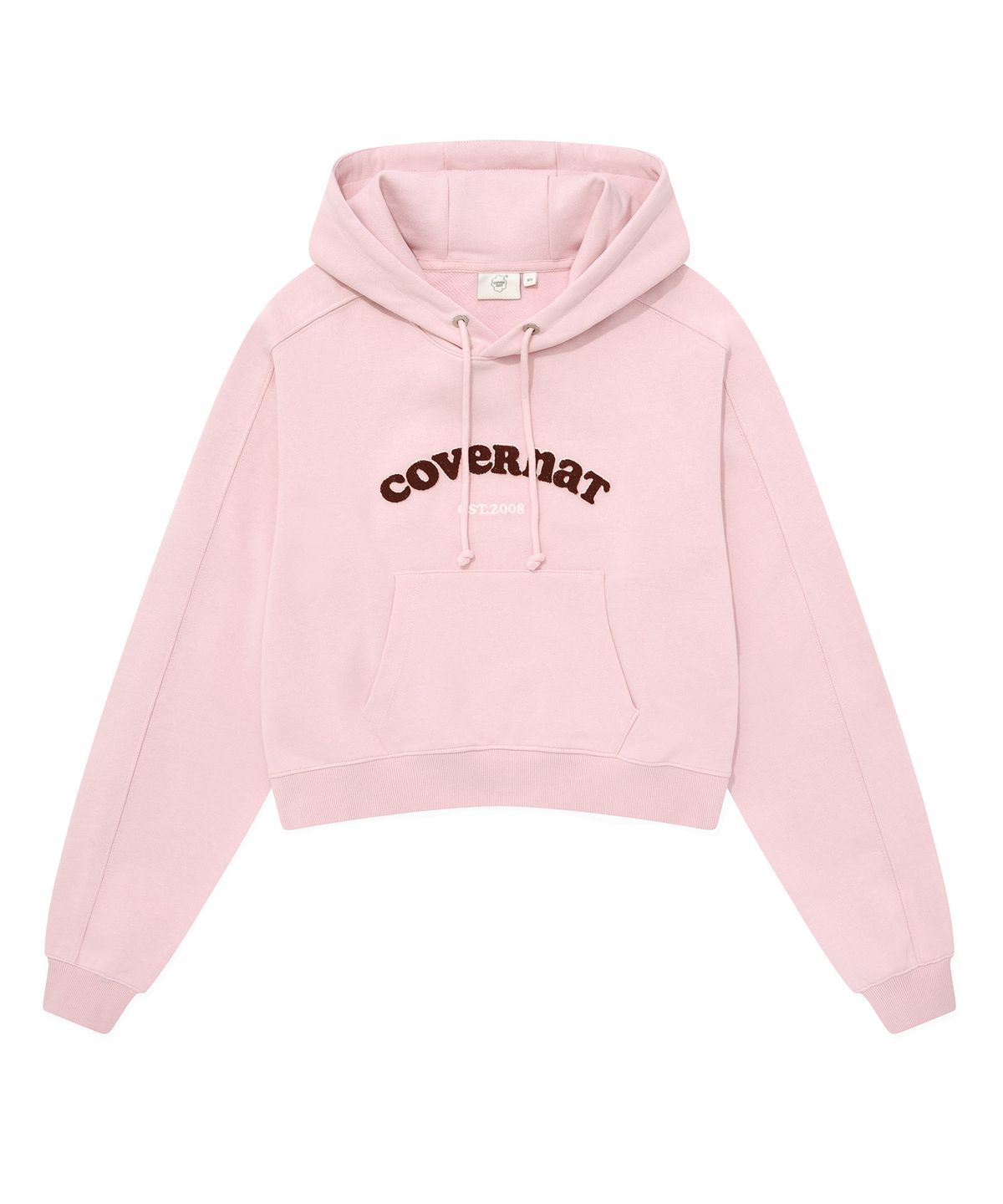 커버낫 우먼(COVERNAT WOMAN) 우먼 쿠퍼 로고 후디 Light Pink