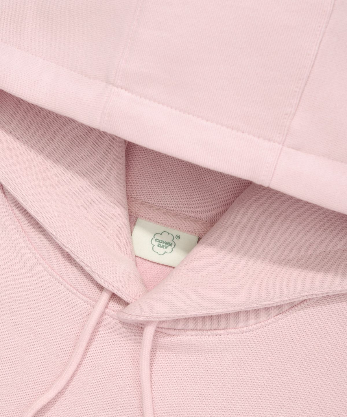 커버낫 우먼(COVERNAT WOMAN) 우먼 쿠퍼 로고 후디 Light Pink
