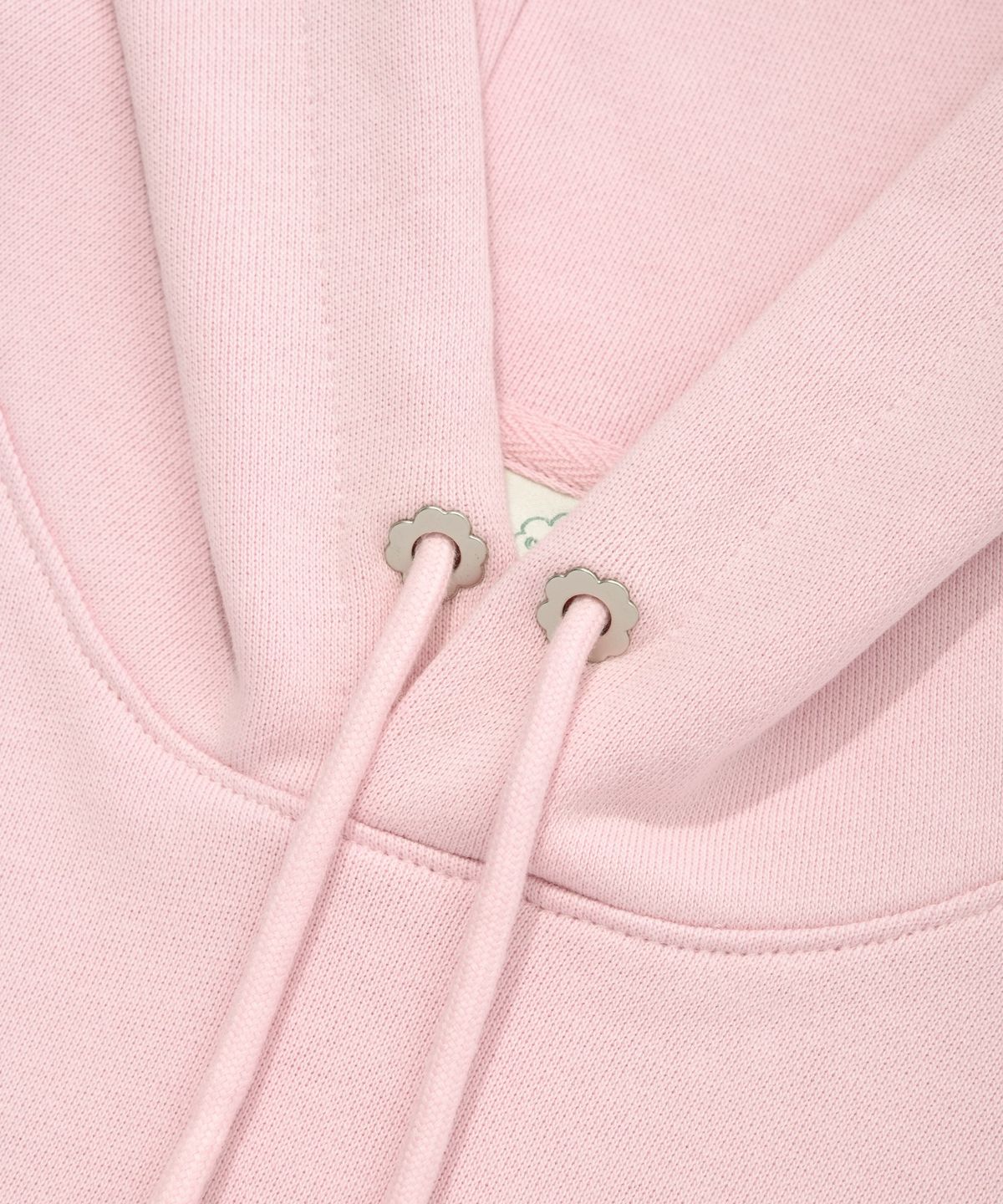 커버낫 우먼(COVERNAT WOMAN) 우먼 쿠퍼 로고 후디 Light Pink