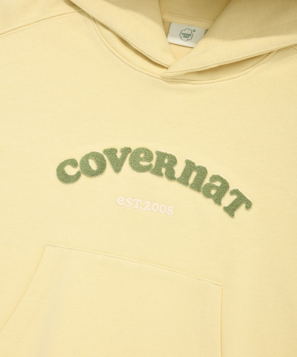 커버낫 우먼(COVERNAT WOMAN) 우먼 쿠퍼 로고 후디 Butter