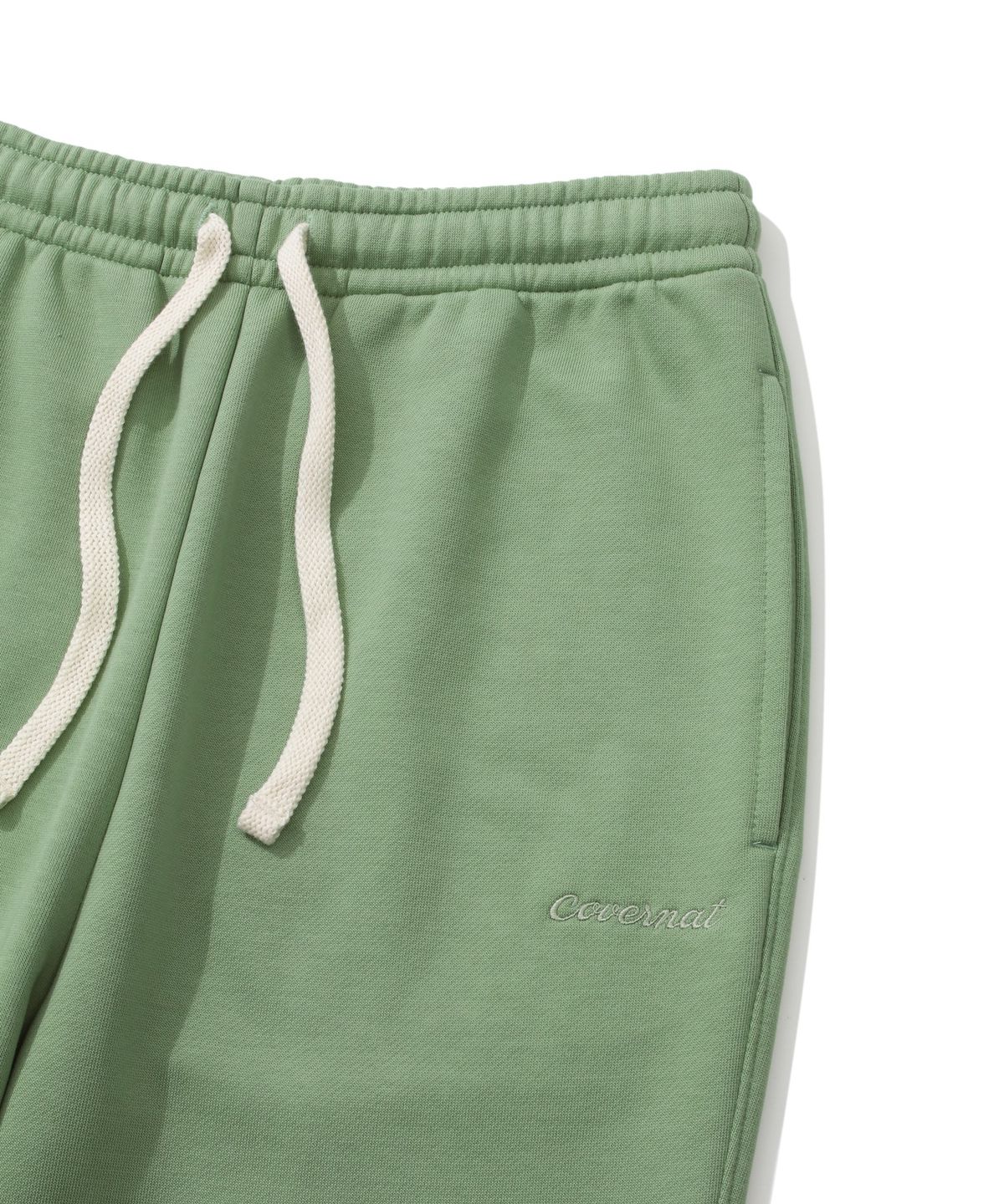 커버낫 우먼(COVERNAT WOMAN) 우먼 세미부츠컷 스웻 팬츠 Sage Green