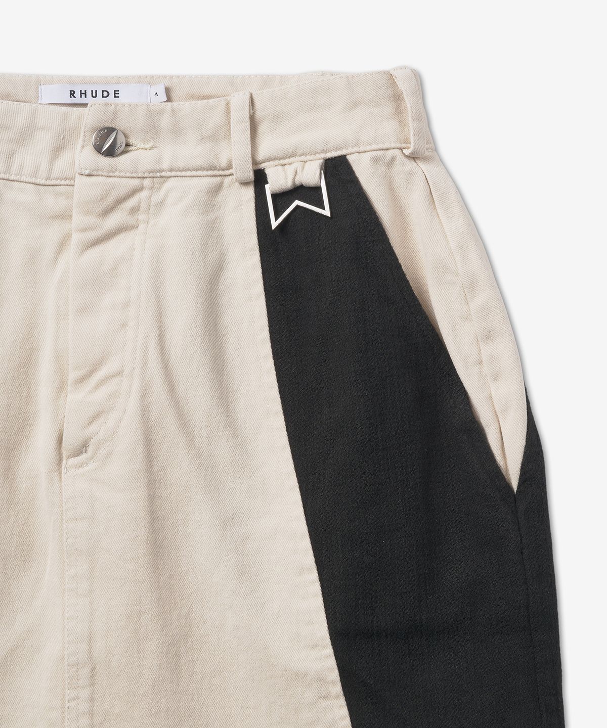 루드(RHUDE) 플라이트 스커트 - 블랙:네추럴 / RHFW22SK066680241024 FLIGHT SKIRT
