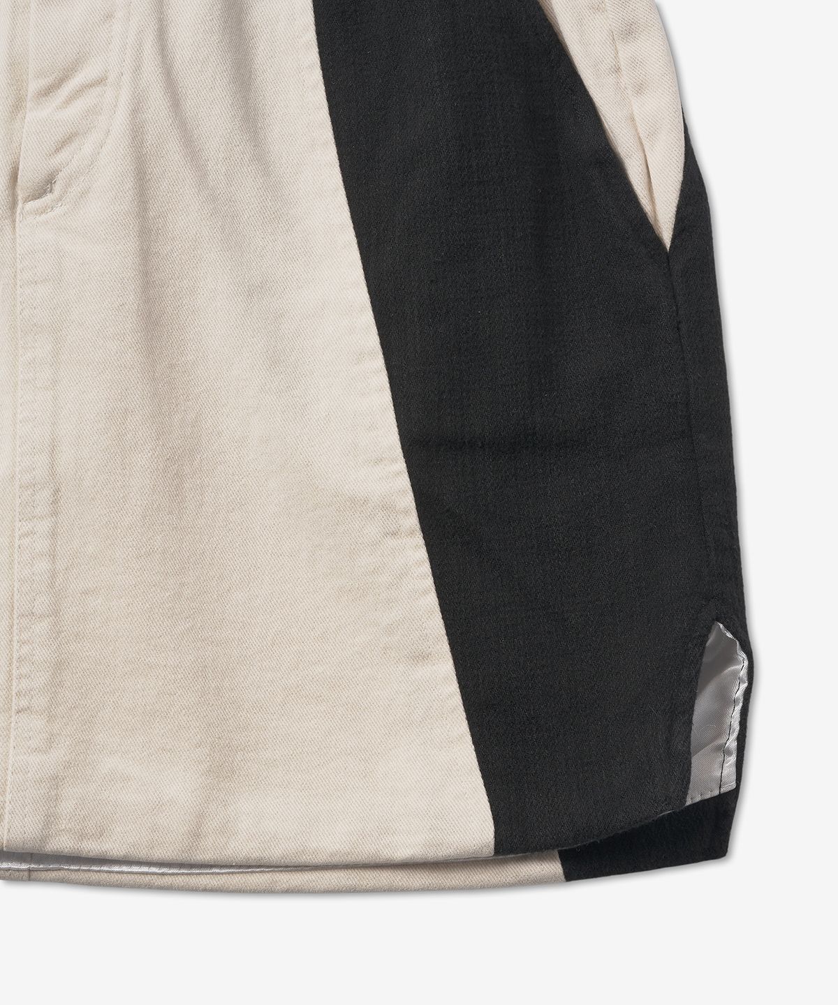 루드(RHUDE) 플라이트 스커트 - 블랙:네추럴 / RHFW22SK066680241024 FLIGHT SKIRT