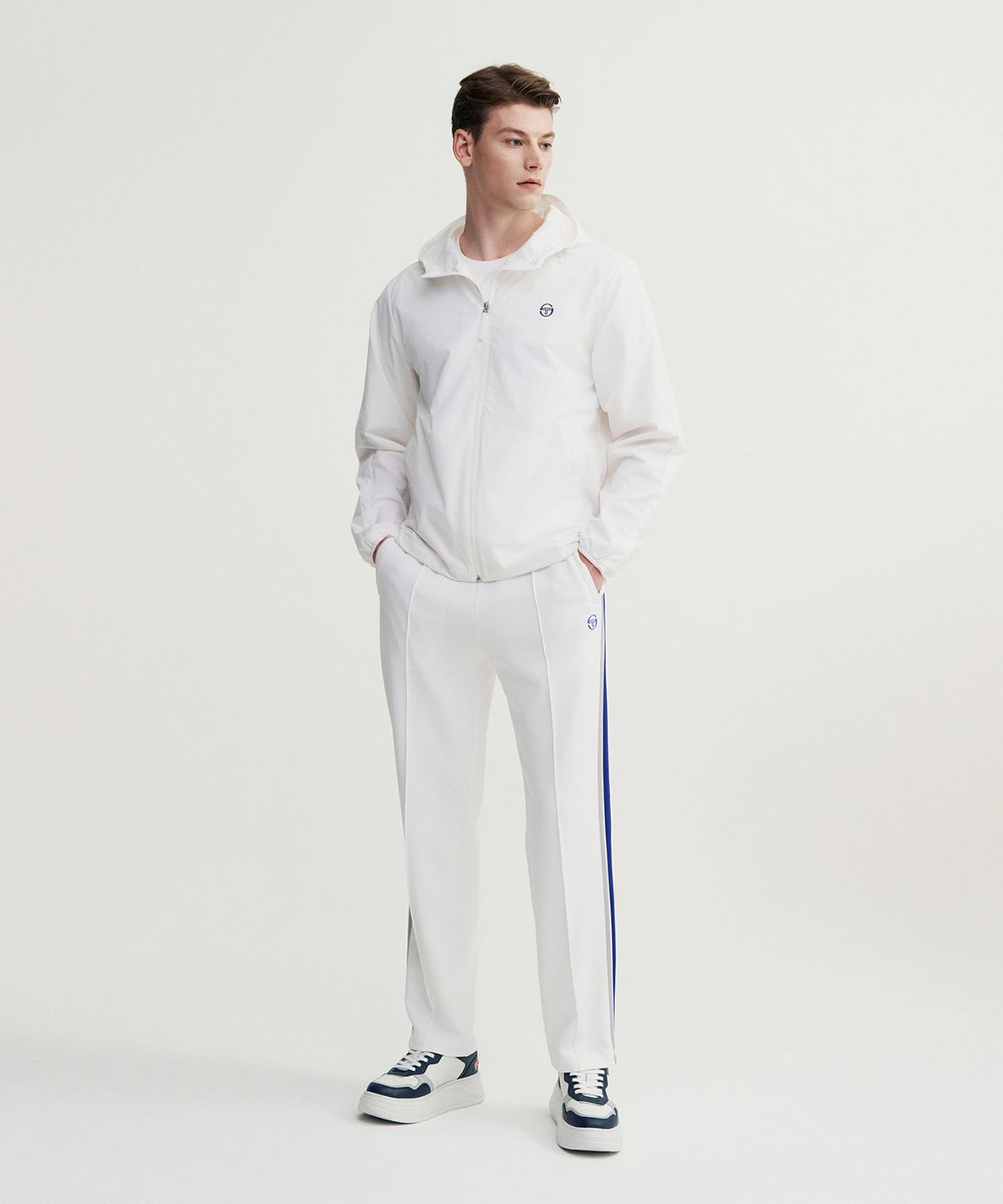 세르지오 타키니(SERGIO TACCHINI) M 에센셜 웜업 후드 자켓