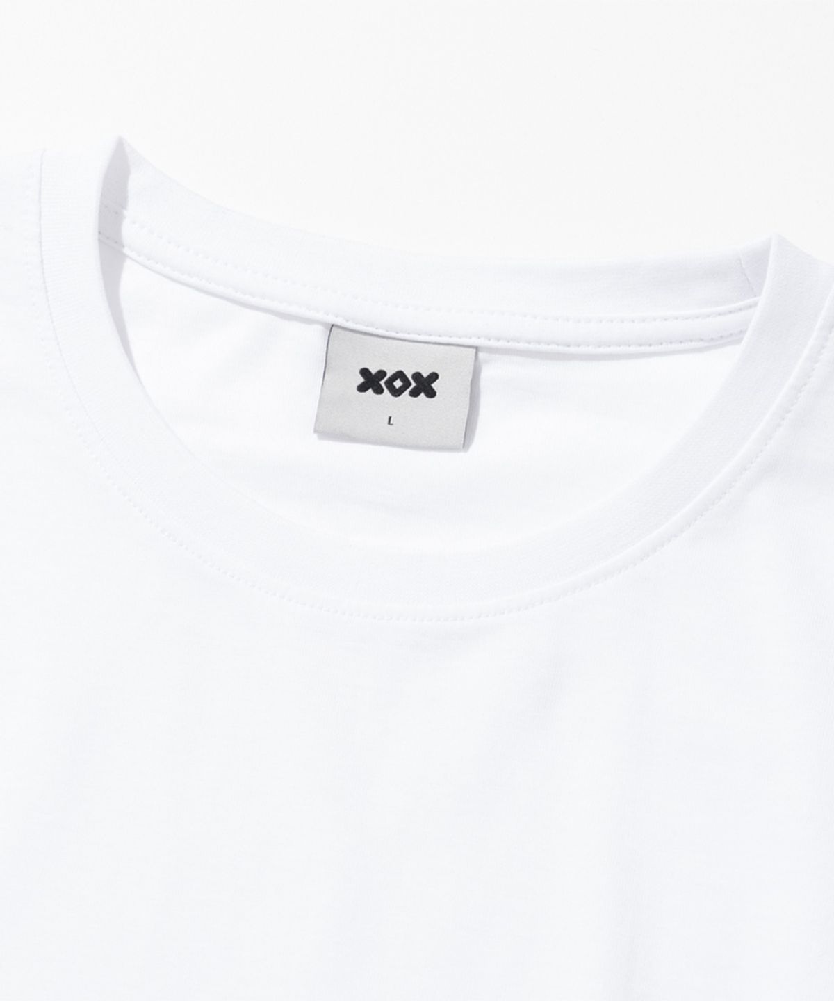 엑스오엑스(XOX) 레이어드 크루넥 긴팔 티셔츠 [WHITE]