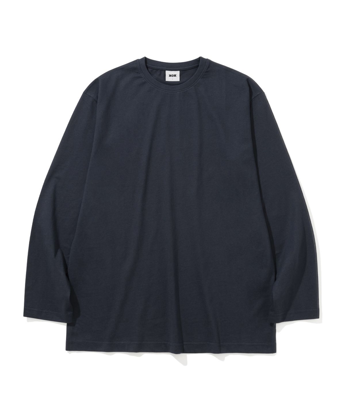 엑스오엑스(XOX) 레이어드 크루넥 긴팔 티셔츠 [NAVY BLUE]