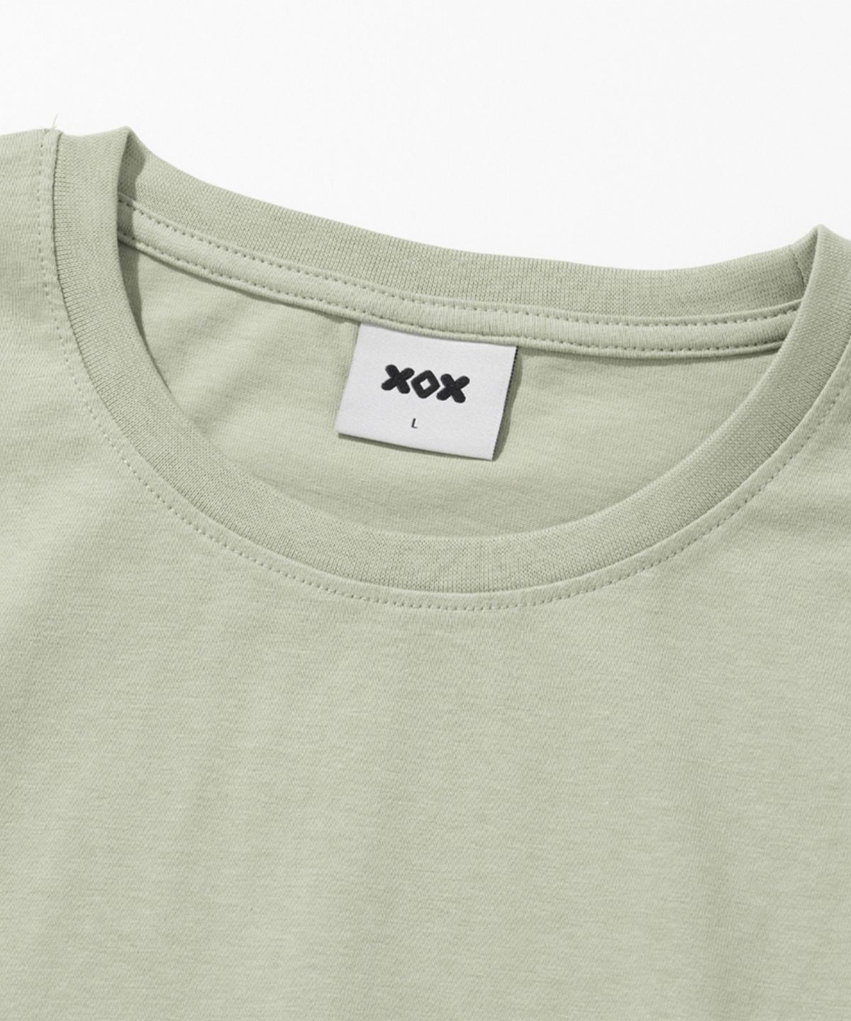 엑스오엑스(XOX) 레이어드 크루넥 긴팔 티셔츠 [KHAKI]