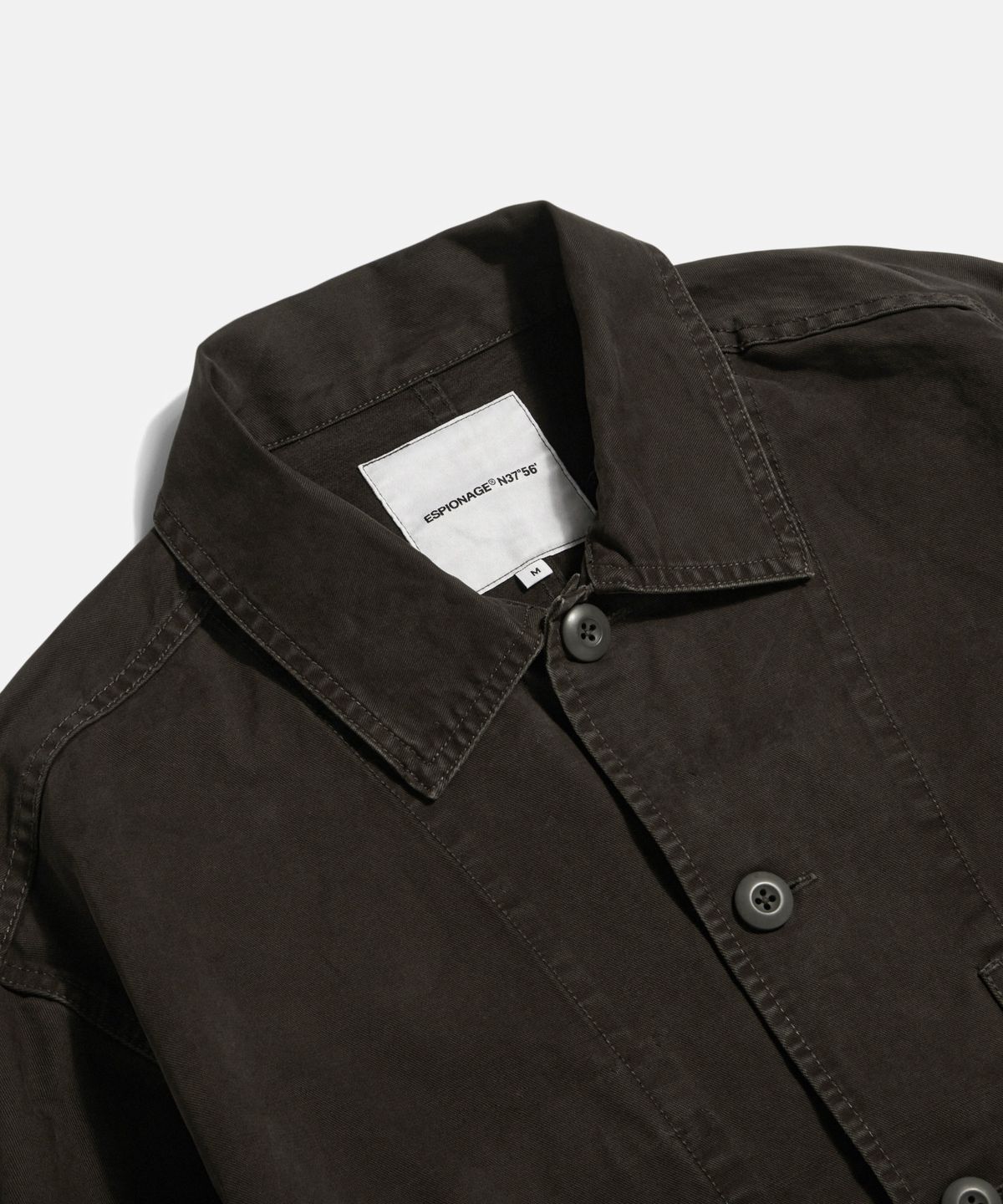 에스피오나지(ESPIONAGE) French Wide Work Jacket (Moleskin) Washed Mocha