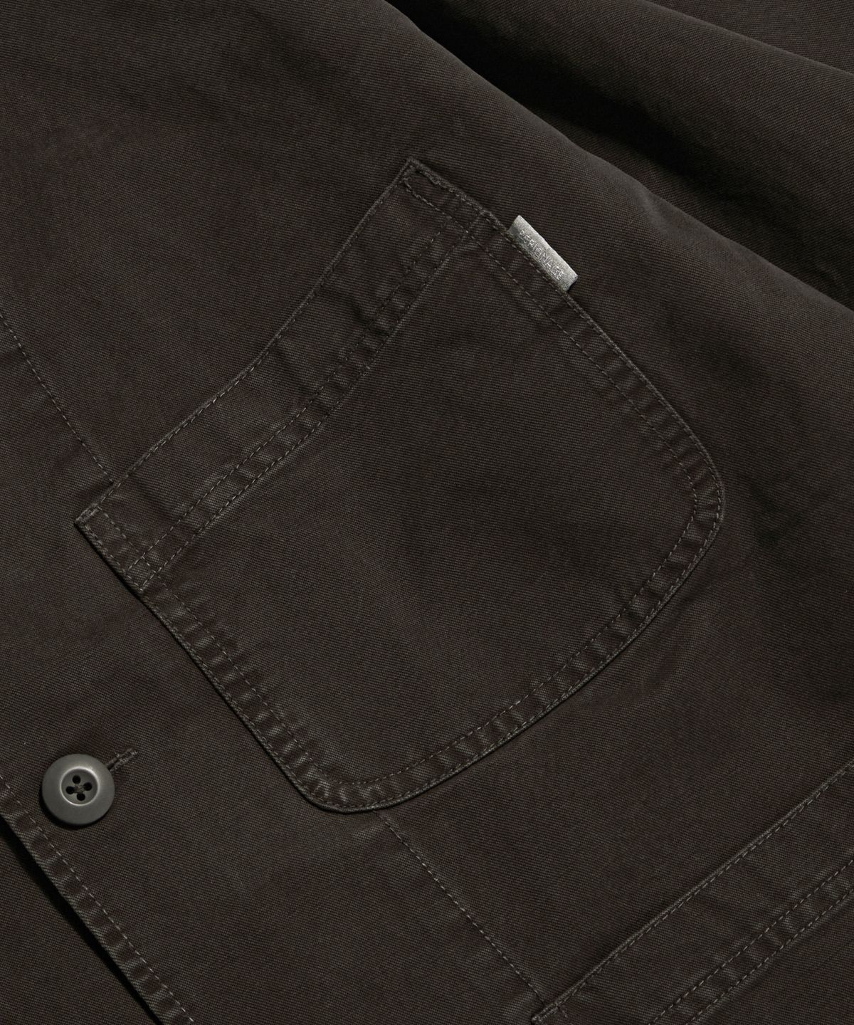에스피오나지(ESPIONAGE) French Wide Work Jacket (Moleskin) Washed Mocha
