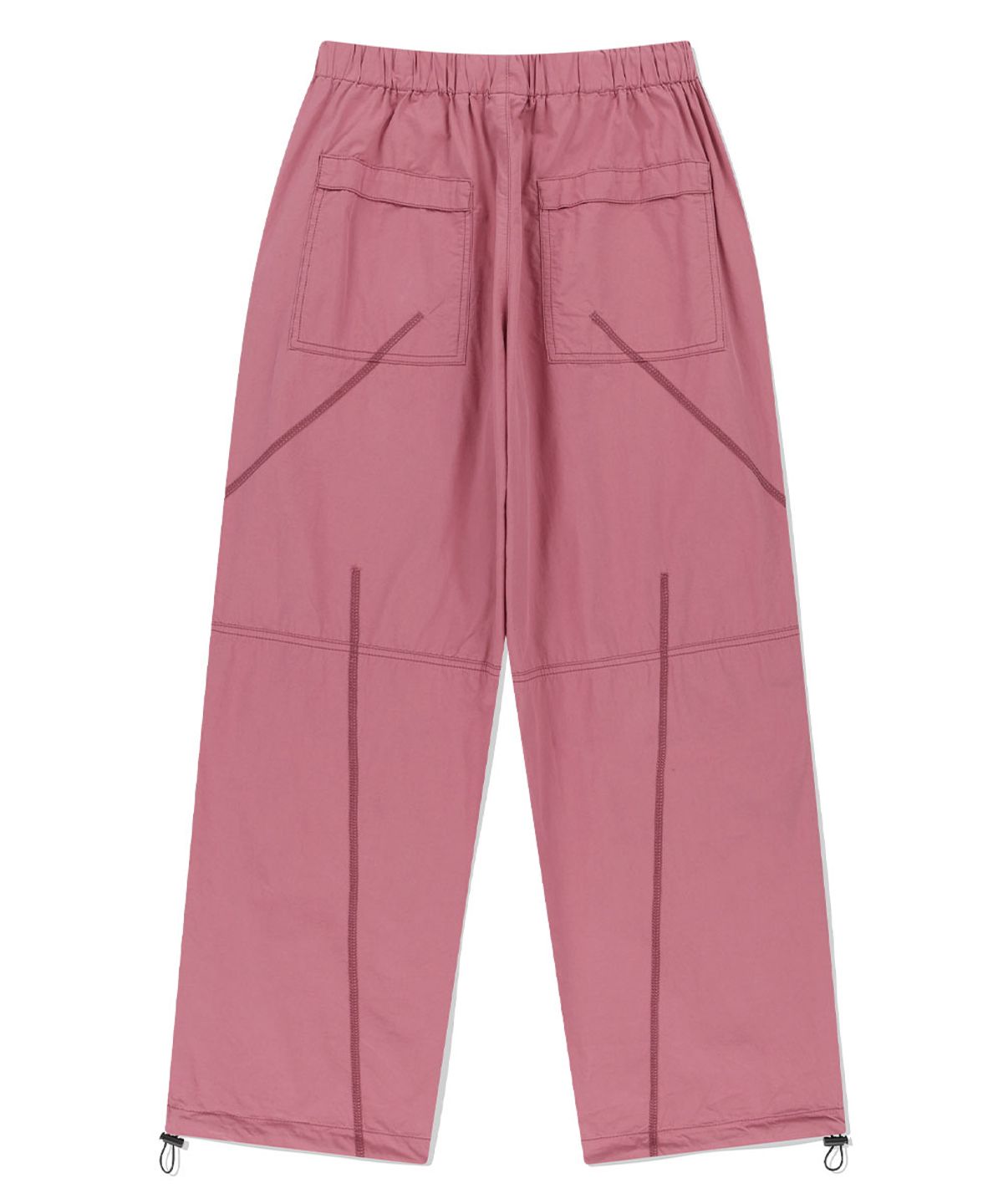 마하그리드(MAHAGRID) COVER STITCH PARACHUTE PANT PINK(MG2ESMPA11A)