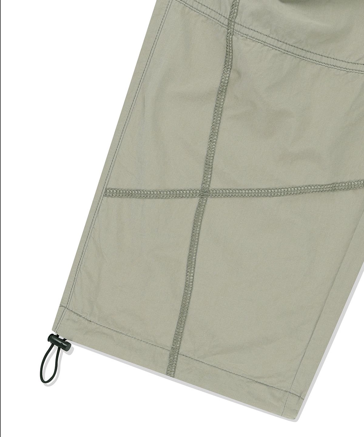 마하그리드(MAHAGRID) COVER STITCH PARACHUTE PANT SAGE(MG2ESMPA11A)