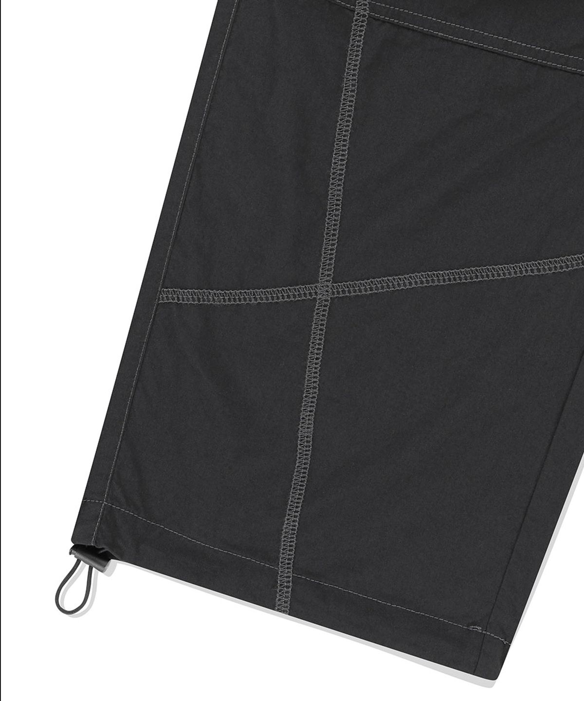 마하그리드(MAHAGRID) COVER STITCH PARACHUTE PANT JET BLACK(MG2ESMPA11A)