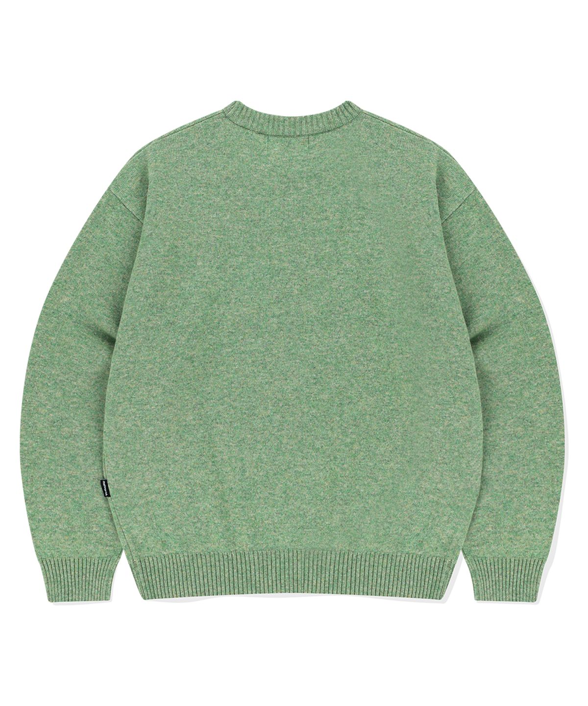 마하그리드(MAHAGRID) BASIC LOGO KNIT SWEATER GREEN(MG2EFMK620A)