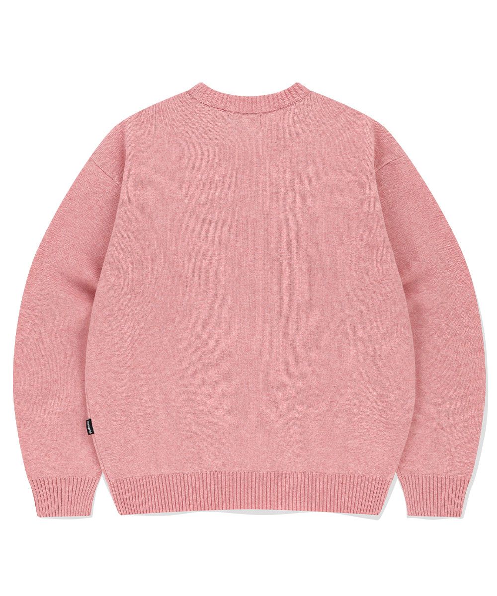 【mahagrid】24FW★ FIREDRAKE KNIT SWEATER FIREDRAKE KNIT SWEATER BROWN] - MAHAGRID