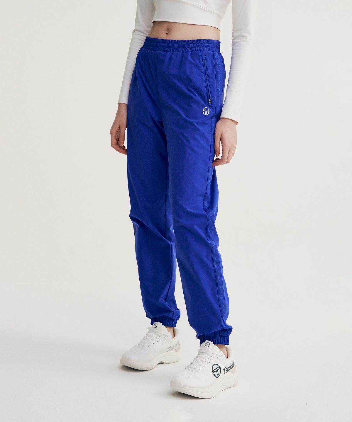 세르지오 타키니(SERGIO TACCHINI) W 에센셜 우븐 조거 팬츠 (D.Blue)
