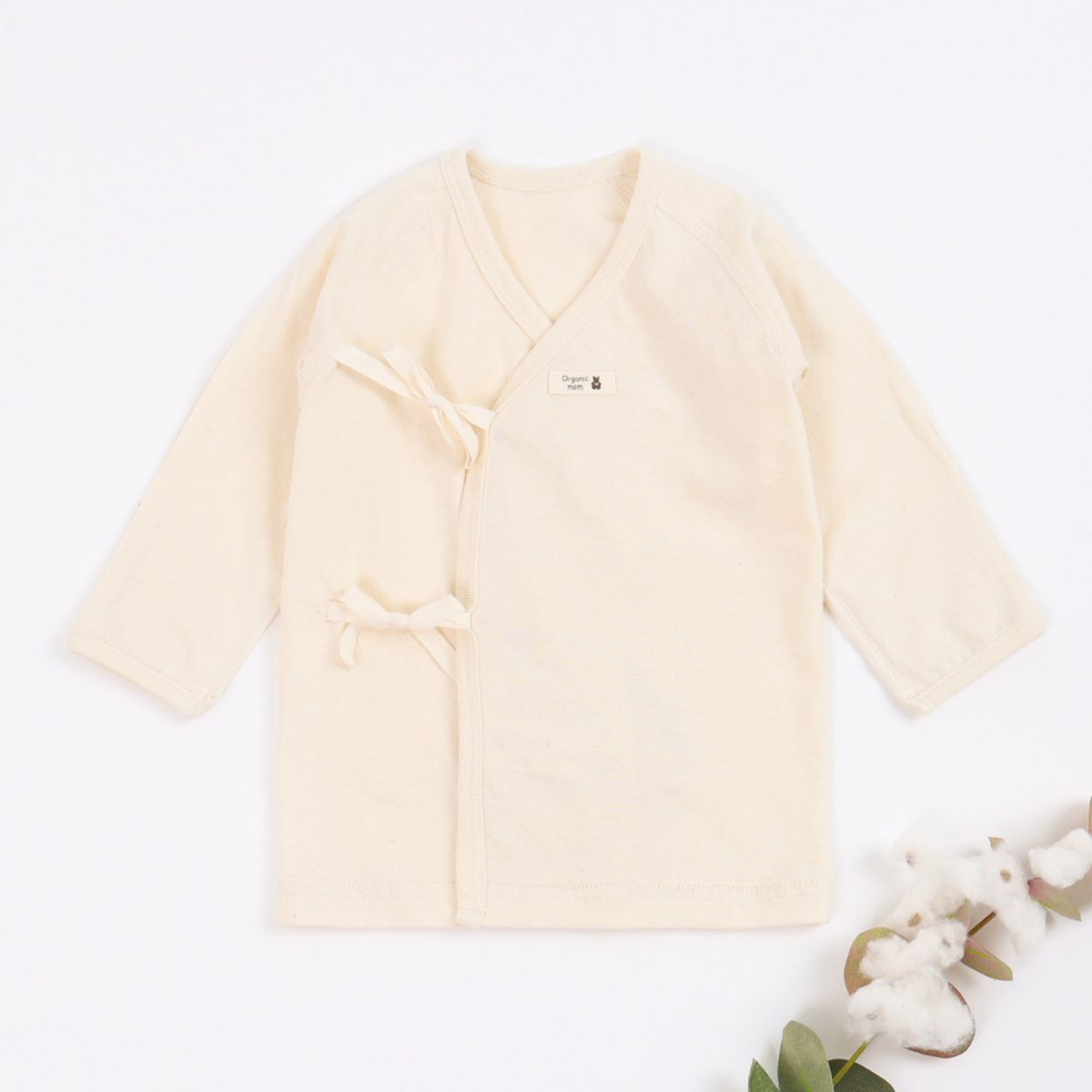 오가닉맘(ORGANICMOM) 오가닉배내저고리+긴소내의+신생모+손싸개 4종세트