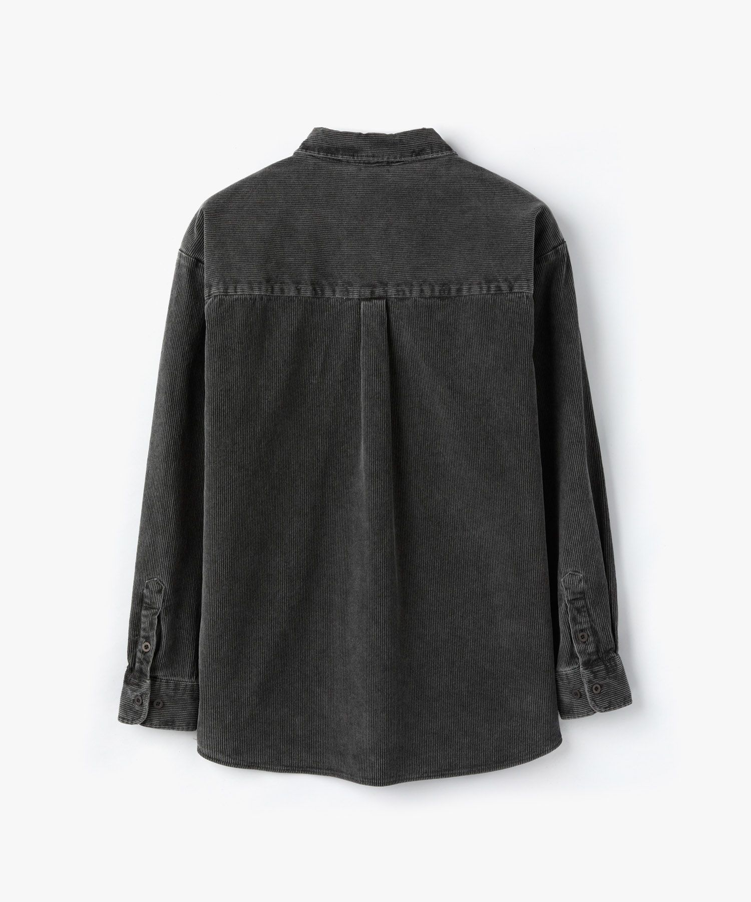 MUSINSA | COFWI Pigment Corduroy Shirt Dark Grey